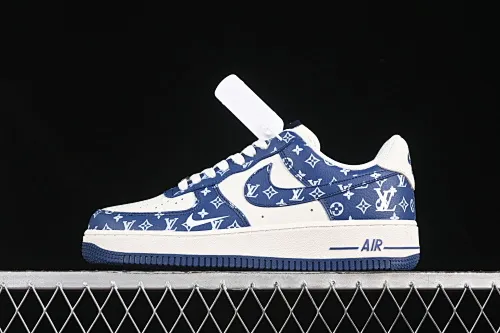 All categories Nk Air Force 1 Air Force series Nk Air Force 1 Low Air Force low-top Nike Air Force 1'07 Low LV co-branded white blue small white hook Air Force 1 low-top casual sneakers LW9279-008